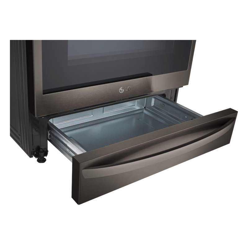 LG 6.3 cu. ft. Smart Slide-in Electric, Black