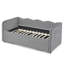 Lit de jour simple, canapé-lit convertible 3-en-1 Gingham-133070079-133070080