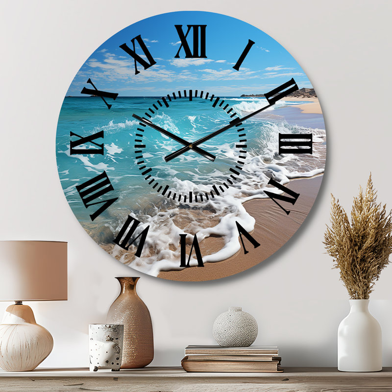 Horloge murale Oceanic Beach Harmony I, Médium