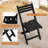 3-Piece Folding Solid Wood  Patio Dining Set-2111764773