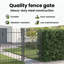 104 cm W Steel Gate Fencing-121122505