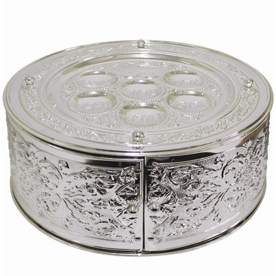 Stainless Steel Seder Plates And Sets