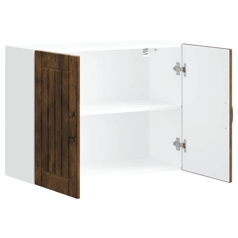Standard Wall Cabinet, smoked oak, 60cm H x 80cm W x 31cm D