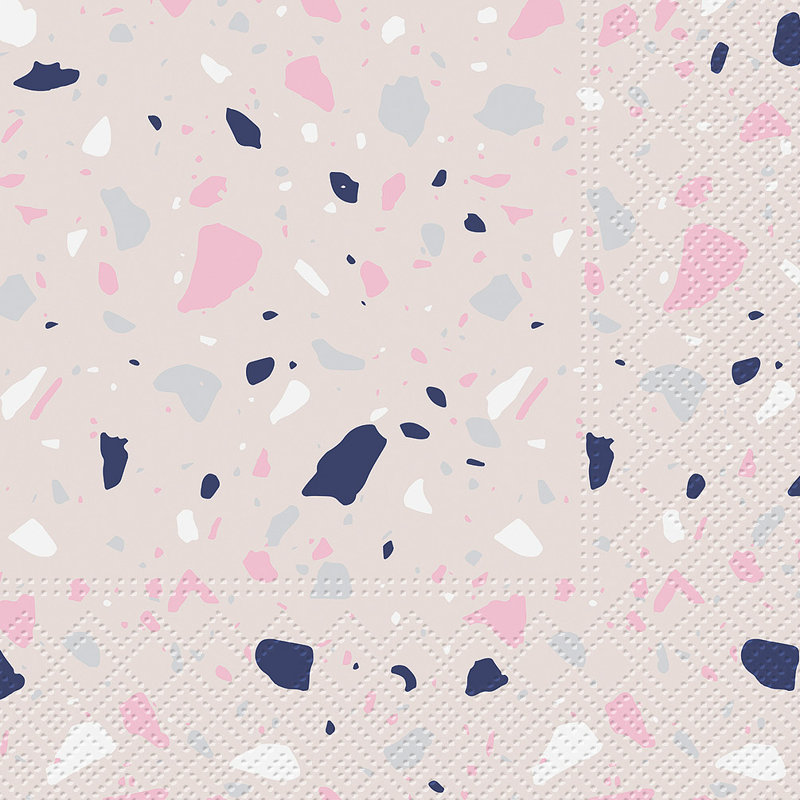 Serviettes jetables en papier Basic