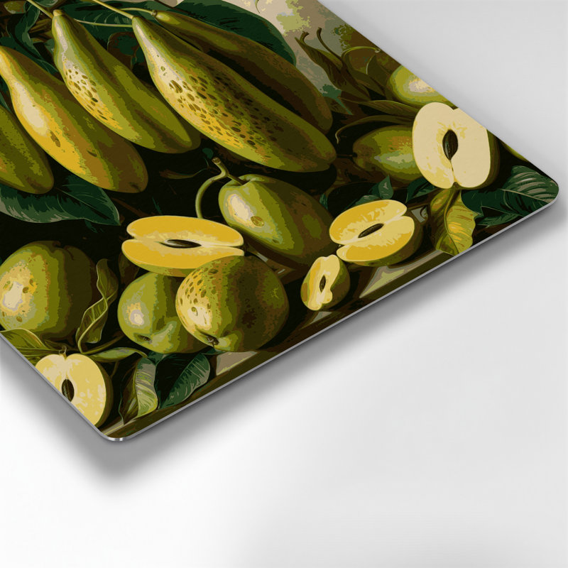 Art mural en métal «Fruit Pawpaw», H 12 po x l 12 po