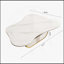 Table basse moderne avec plateau en pierre frittée Modern Butterfly-2087529414