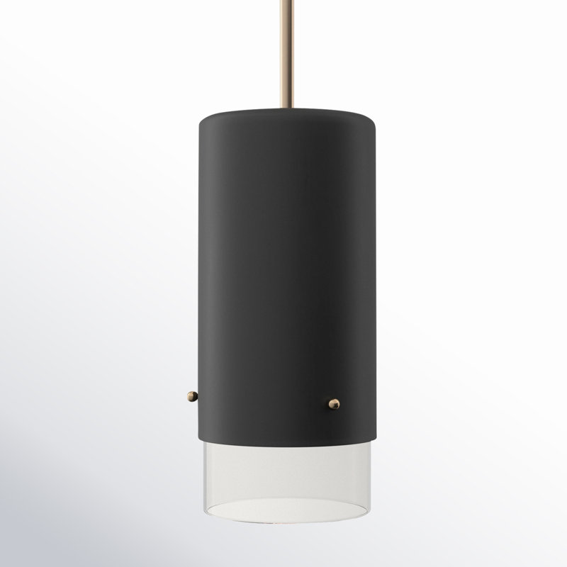 Saeger 1 - Light Single Pendant, Black