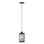 Alessia 1-Light Modern Dimmable Single Cylinder Pendant Light in Matte Black with Clear Glass Shade