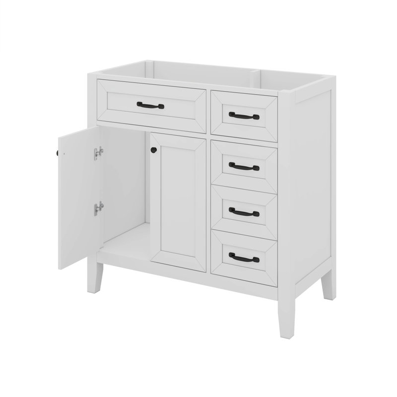 Meuble-lavabo 36 po sans lavabo, White