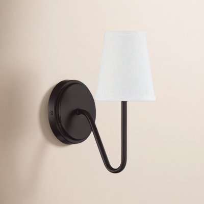 Ponta 1-Light Dimmable Metal Armed Sconce