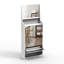 Range-chaussures avec 3 miroirs