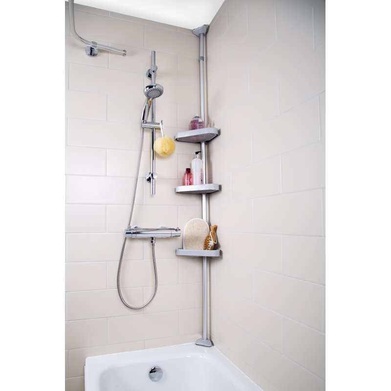 Aluminum Wall Bathroom Shelves