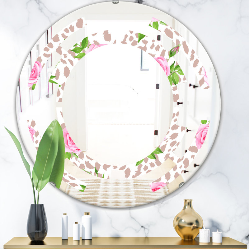 Miroir mural Leopard, 31,5 po x 31,5 po