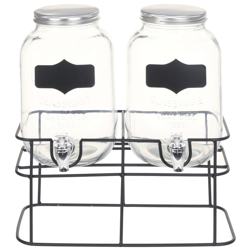 2 Piece Beverage Dispenser Set