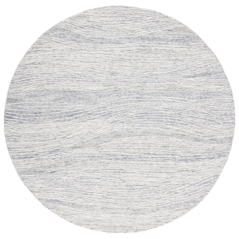 Abstract Wool Hand Tufted Area Rug, Round 183 cm