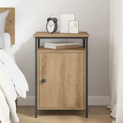 40cm W Manufactured Wood Bedside Table