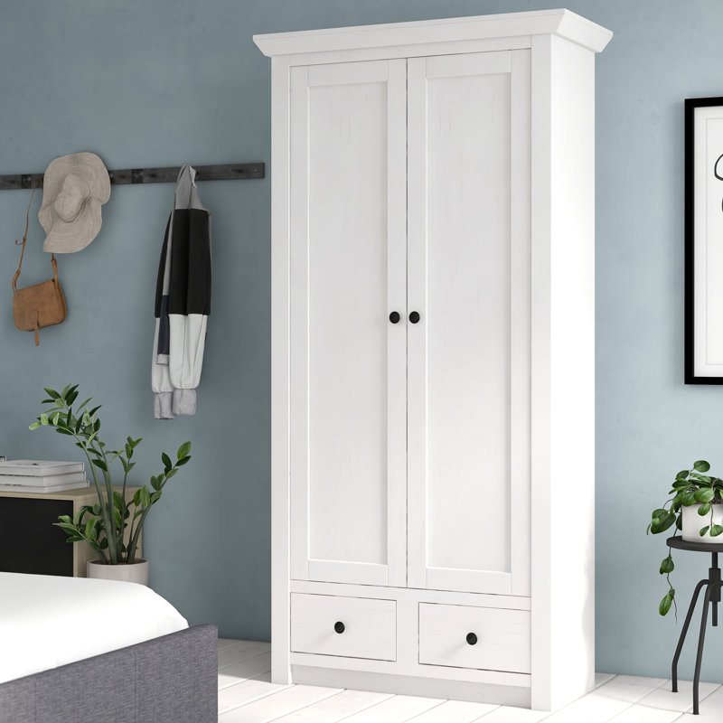 Elston 2 Door Manufactured Wood Wardrobe