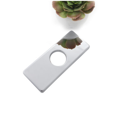 Stylish Single Hole Bathroom Faucet Plate