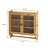 Vintage Style Double Door Wall Cabinet with Three - Tier Storage, Combining Retro Charm and Practical Functionality for Home Organization-1549765199
