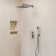 RainfallCascade 10" Pressure Balanced Rain Shower System with Handheld Spray