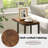 C-shaped Side Table with Heavy-duty Metal Frame-102957927