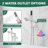 Free Standing Tub Faucet, 360°Swivel High Flow Freestanding Bathtub Faucet with Handheld Shower, Brass Body Tub Filler for Modern Bathroom-124428150
