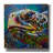 Epic Graffiti 'Loggerhead Sea Turtle'  by Pedro Gavidia Canvas Wall Art, 26" x 26"-117540253