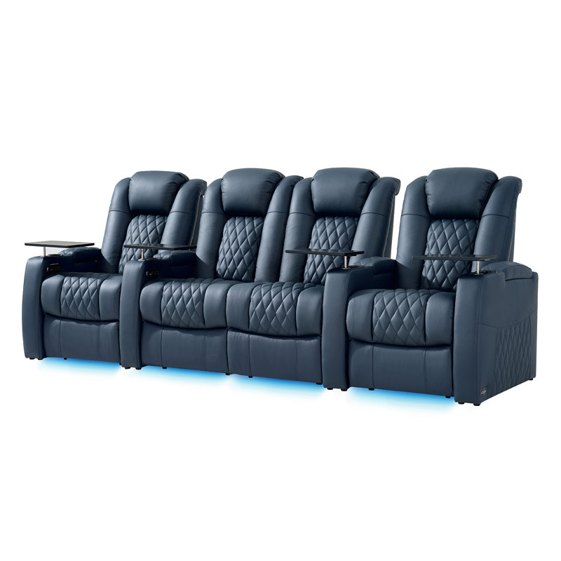 Fauteuil de cinéma inclinable Power Zero Gravity, Bleu