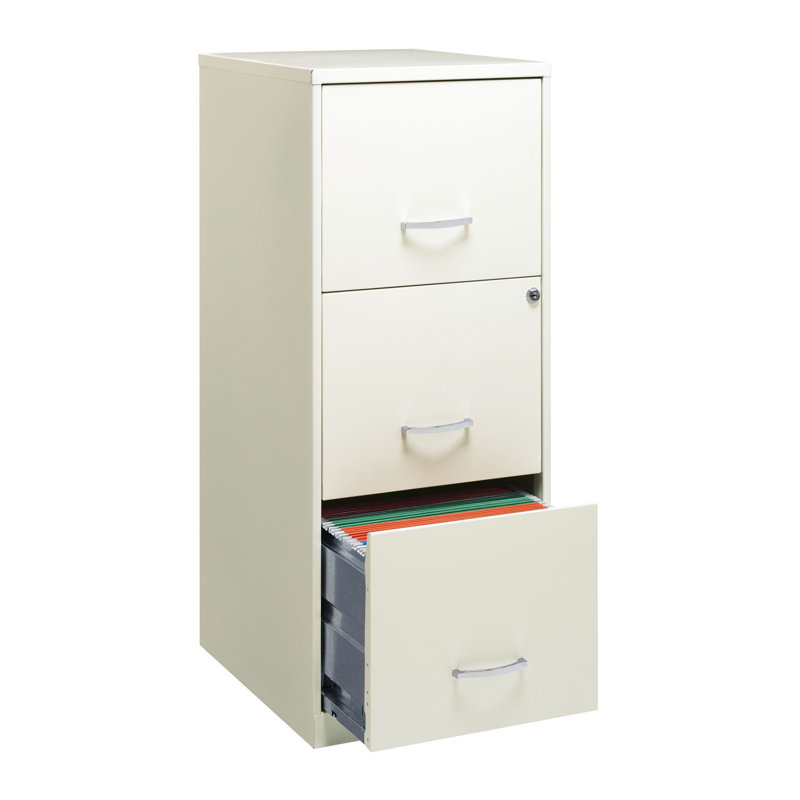 14.25 " Wide 3 Steel Vertical Filing Cabinet