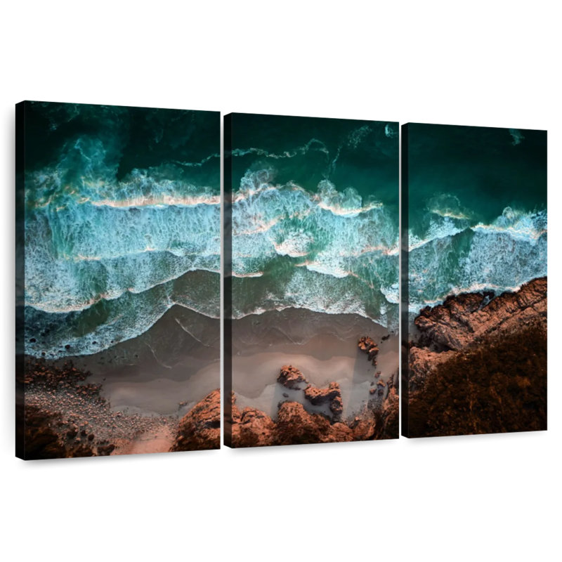 Gillard Coastal Ocean Waves, H 20 po x l 33 po