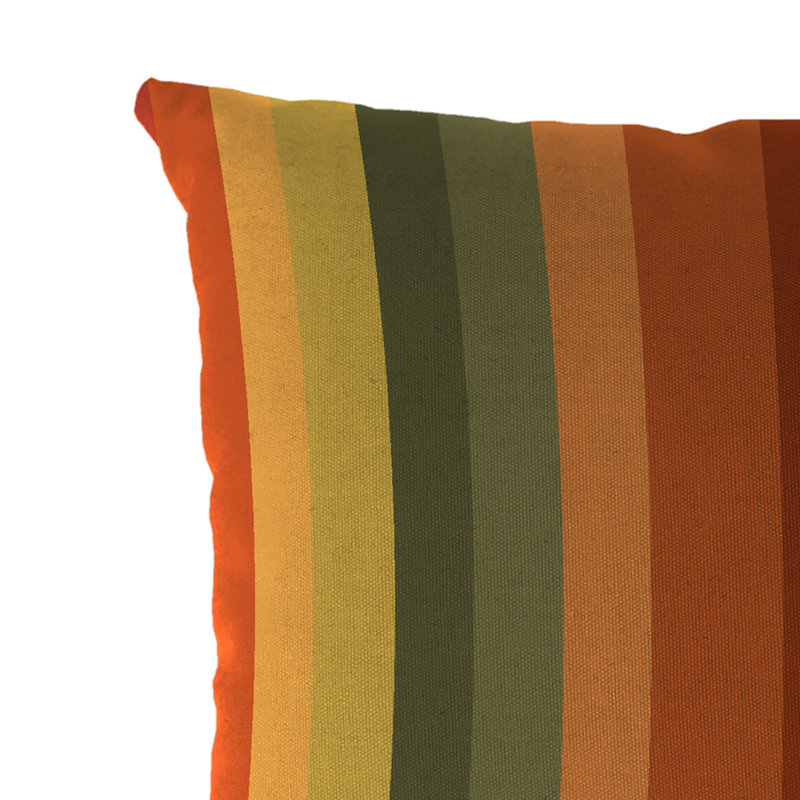 Sunbrella Outdoor Throw Pillow, Islip Cayenne