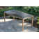 6 Pc. Marble Composite Dining Table With Wheat Wicker Chairs And Bench