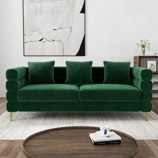 Ottwell 79'' Mid-century Upholstered Sofa
