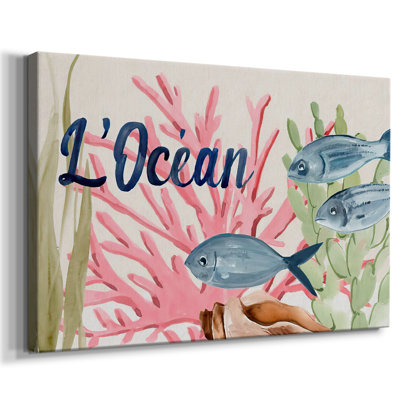 Pastel Mer II -Gallery Wrapped Cavas
