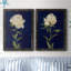 PRETTY AS A PEONY I - Ensemble de 2 reproductions de cadres photo sur toile-1201202726-1201202721