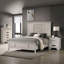 Mobilier de chambre à coucher 1 pièce à 5 tiroirs avec poignées à persiennes