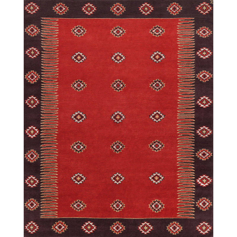 Mesa Wool Southwestern Area Rug, Rectangle 9' x 12'