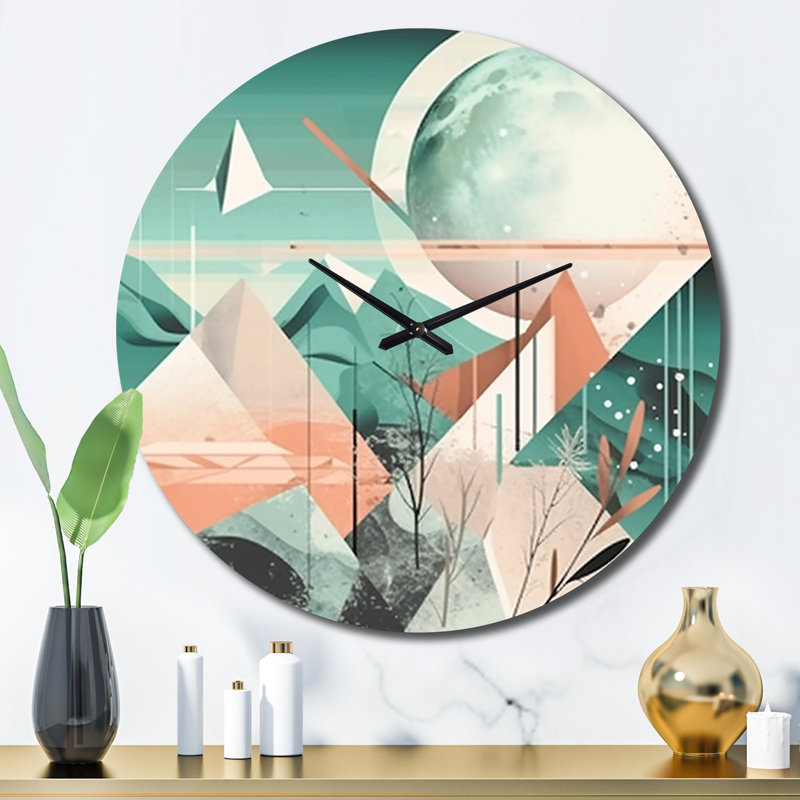 Horloge murale boho, Grand