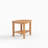 Nies 15.7'' W Wood Corner Shower Bench