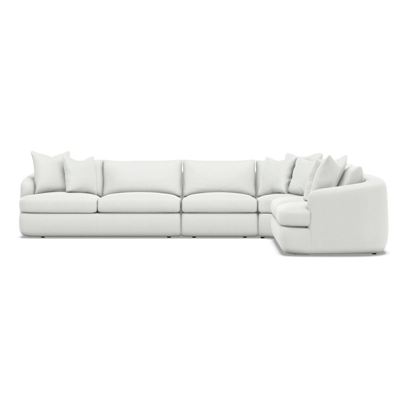 Jules Fabric 4 Pc Sectional, 5555-000