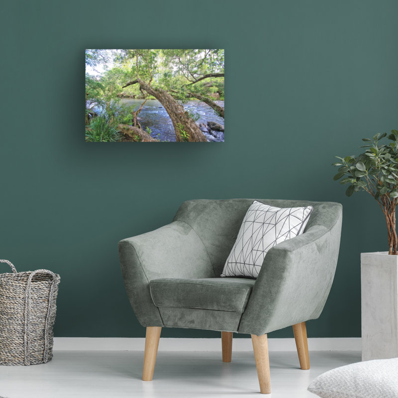 Beata Czyzowska Young, «Summer Greens 2», art sur toile, H 16 po x l 24 po x P 2 po
