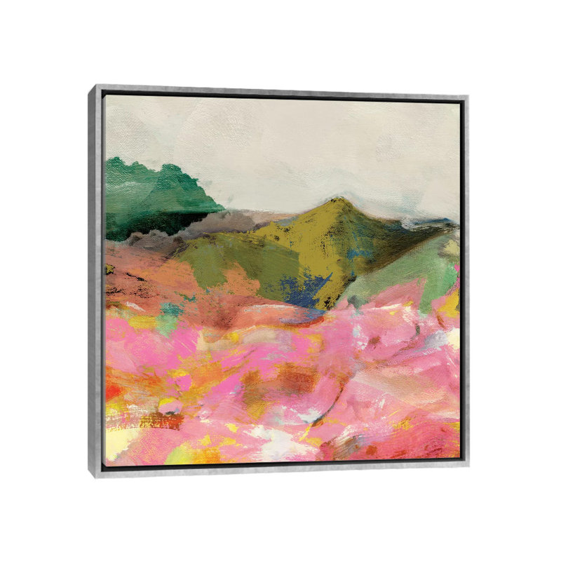 «Summer Landscape II» par Ana Rut Bré - impression d'art graphique, Aucun mat, H 18 po x l 18 po x 1,5 po