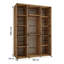 3 Door Manufactured Wood Wardrobe-2144245749-2144245744