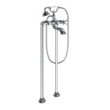 Weymouth Double Handle Wall Mounted Tub Spout Trim with Diverter and Handshower