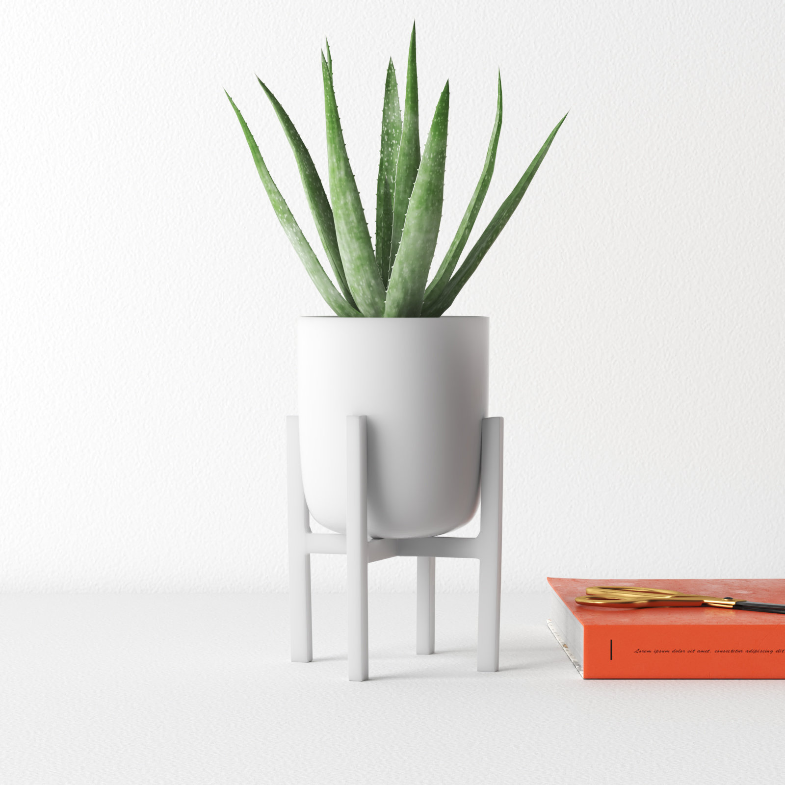 Hailee Pot Planter, 7.25" H x 4" W x 4" D