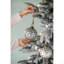 D4,7 po, boules de Noël décoratives, boules de Noël suspendues en verre pour décorations de fêtes, ensemble de 4