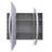 Three Door Steel Frame Pill Shape Medicine Cabinet-90628716