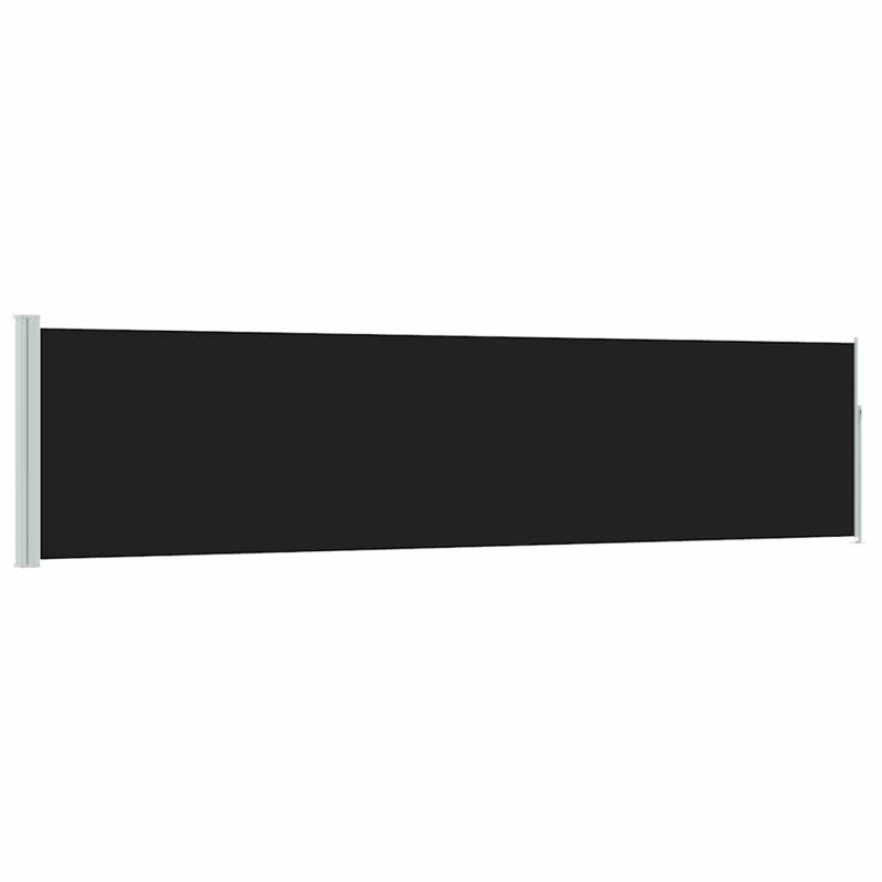 Polyester Cover Patio Retractable Awning, 47.2" H x 196.9" W
