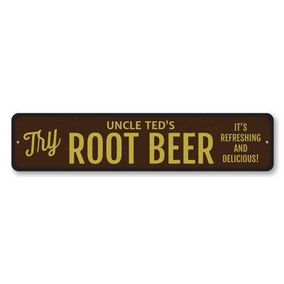 Root Beer Aluminum Sign