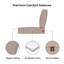 Outdoor 5" Seat / Back Cushion With Eco-Friendly Olefin Fabric-495712079